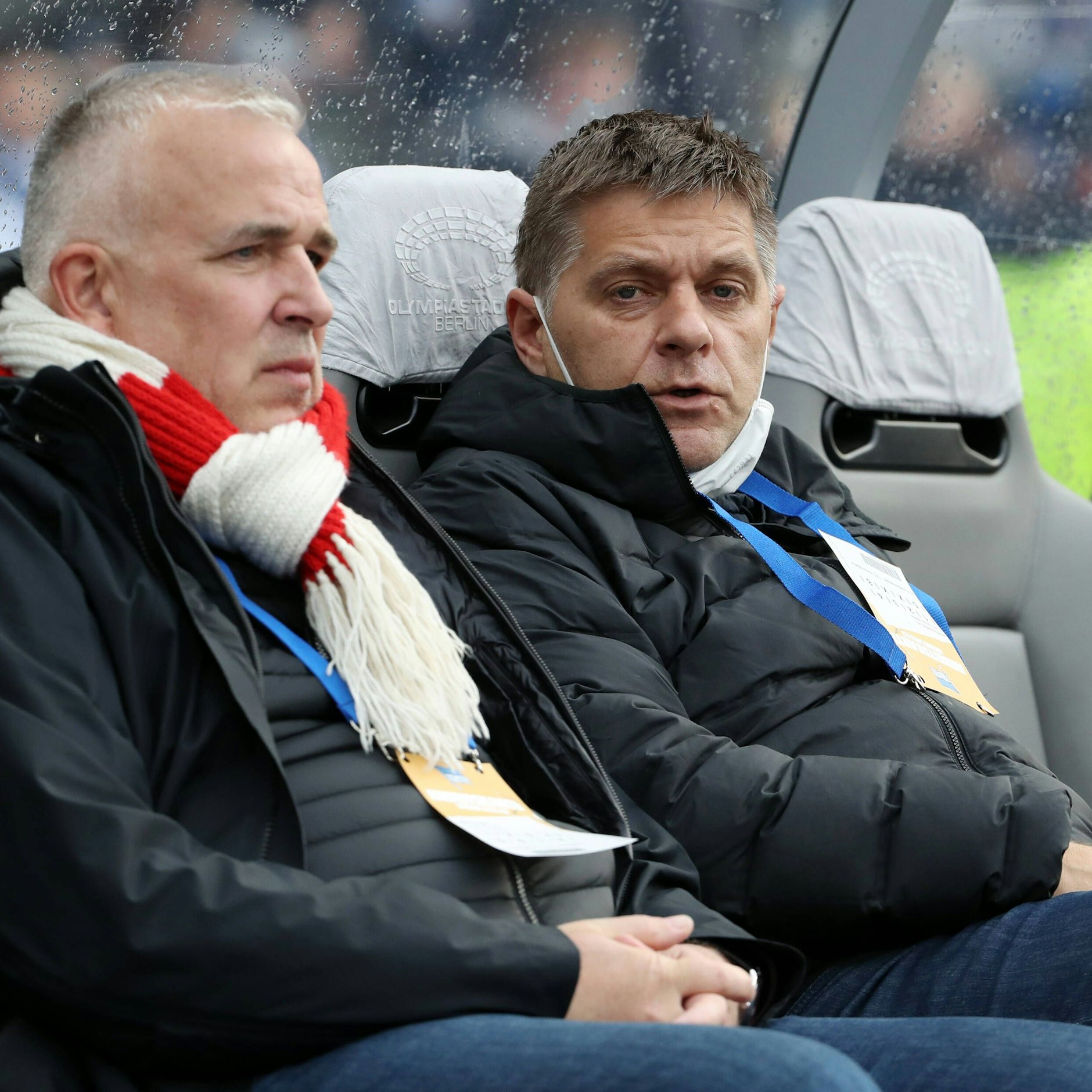 Zwei Bausteine des eisernen Erfolges: Unions Präsident Dirk Zingler zusammen mit Manager Oliver Ruhnert.