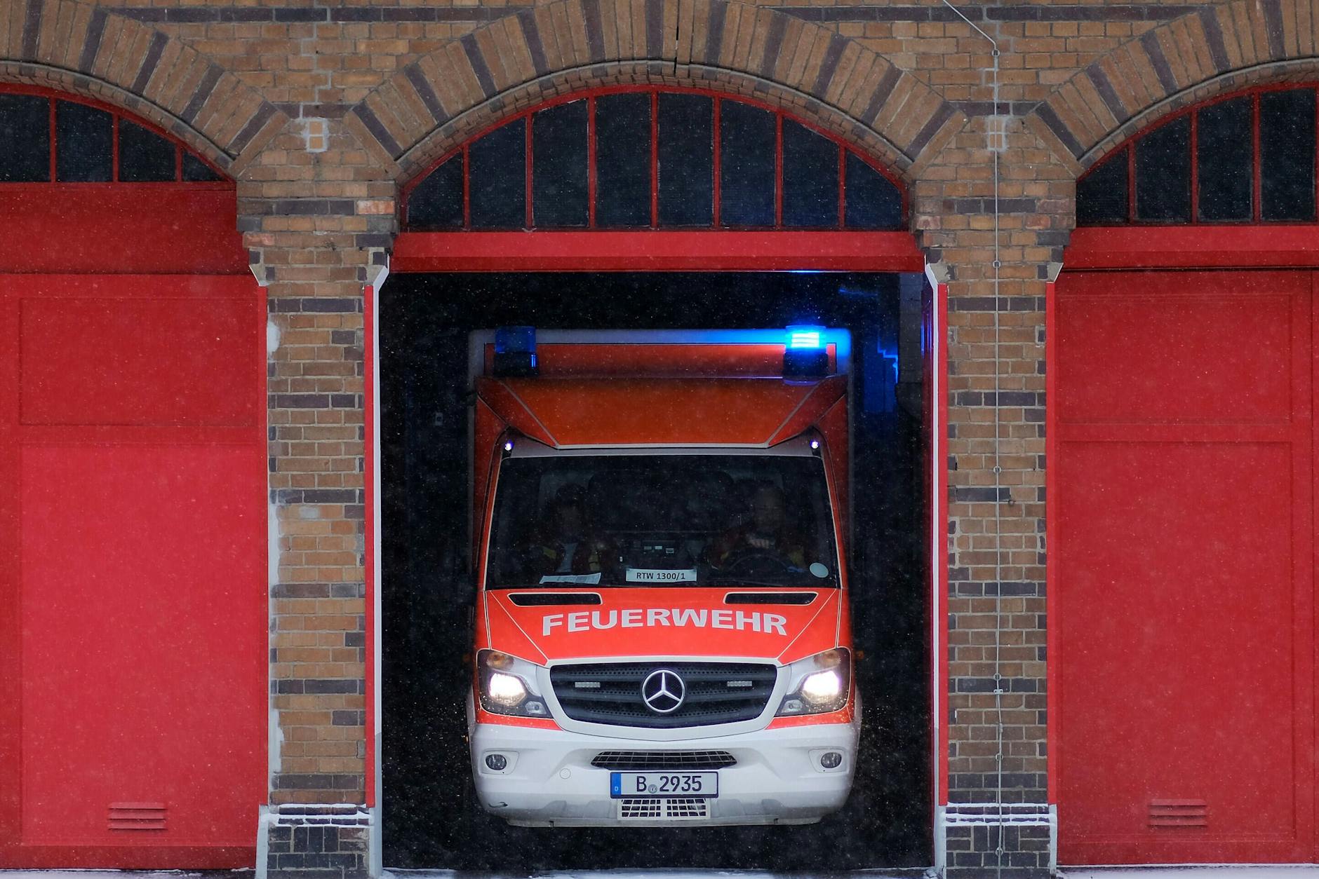Ein Rettungswagen der Berliner Feuerwehr