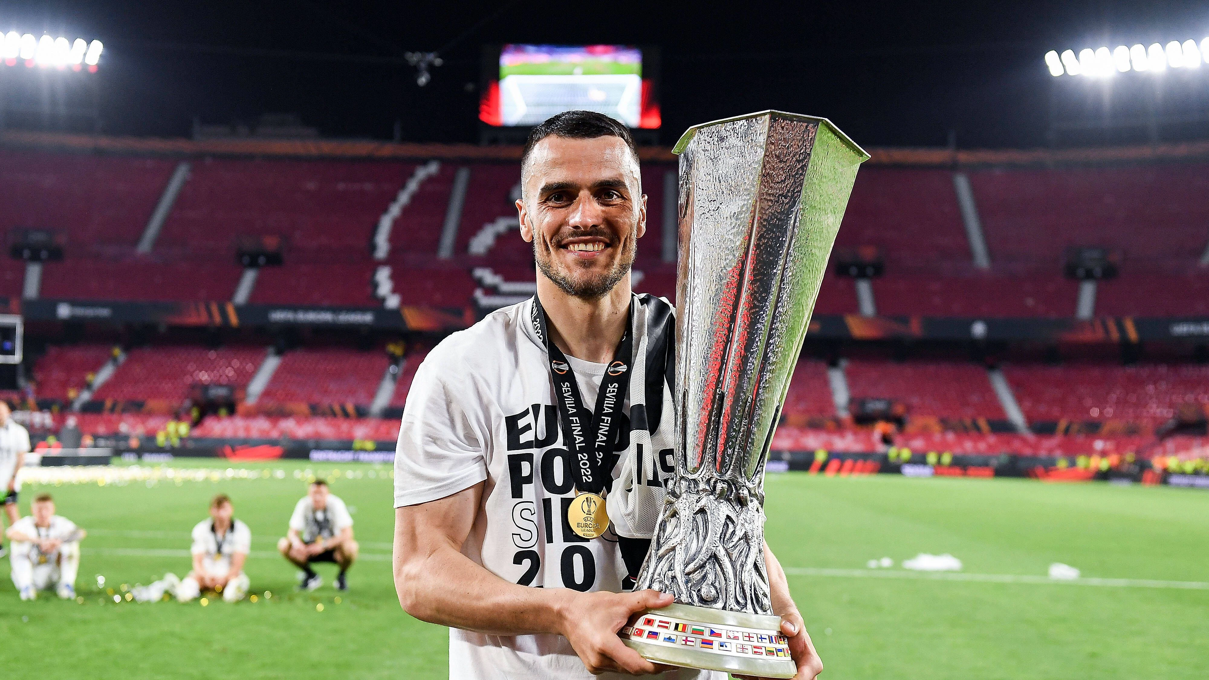 Wurde zum Europa-League-Spieler der Saison gewählt und wird nun von Juventus Turin umworben: Frankfurts Filip Kostic.