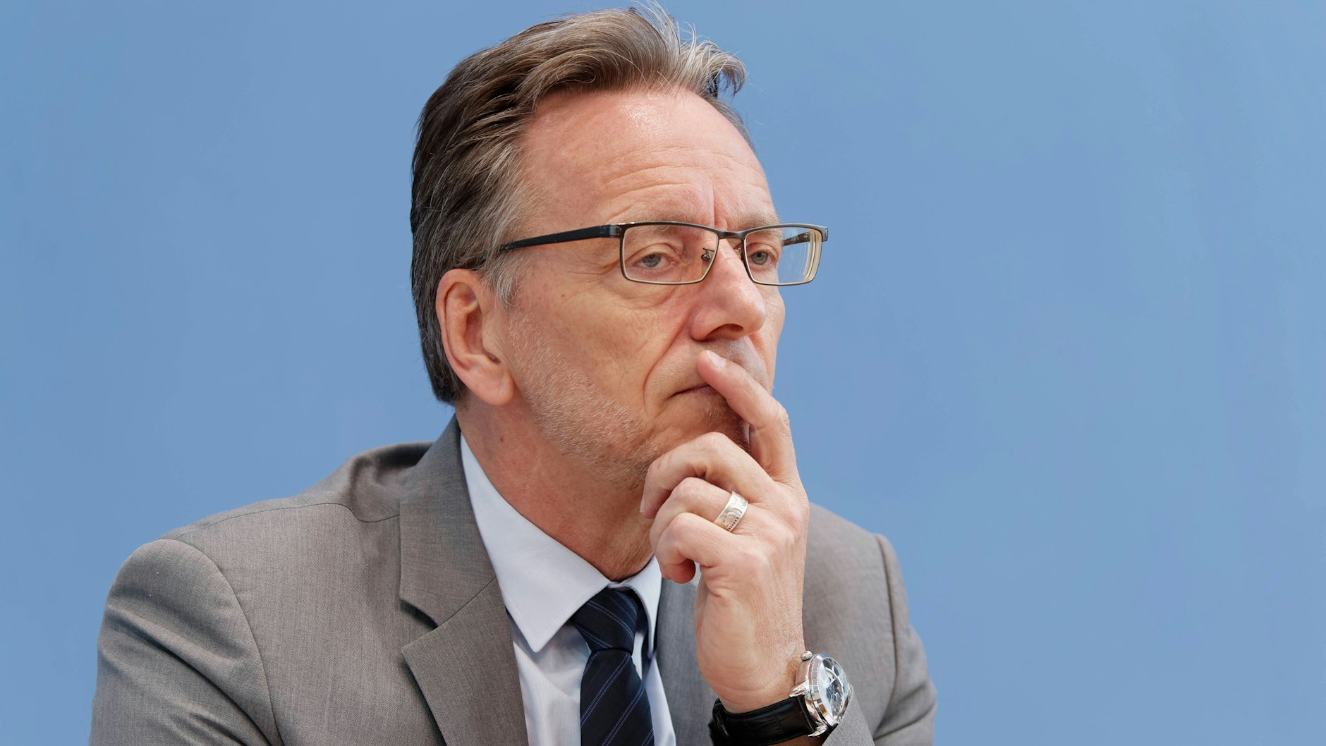 Holger Münch, Präsident des Bundeskriminalamts, zeigte sich am Montag besorgt über die Statistik zur Kinderpornografie.