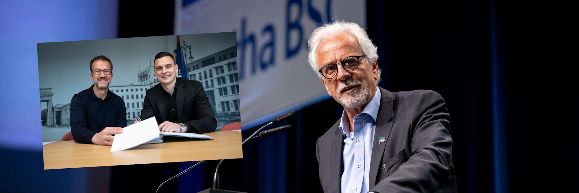 Norbert Sauer trat 24 Stunden nach Herthas Mitgliederversammlung aus dem Präsidium zurück. Sportchef Fredi Bobic verpflichtete derweil mit Filip Uremovic den ersten Neuzugang.