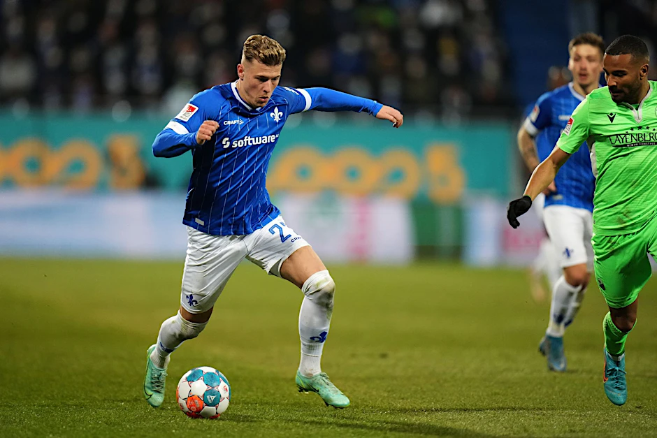 Schließt sich dem 1. FC Union Berlin an: Der Außenbahnspieler Tim Skarke (25) kommt ablösefrei aus Darmstadt.