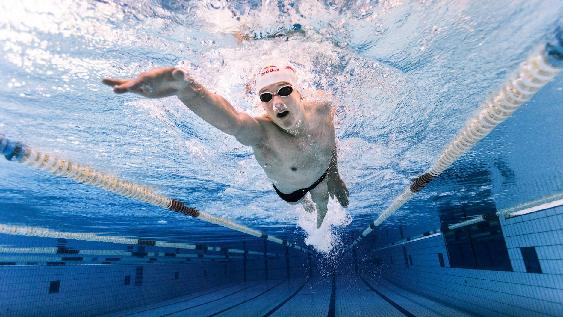 Kristian Blummenfelt beim Schwimmtraining.