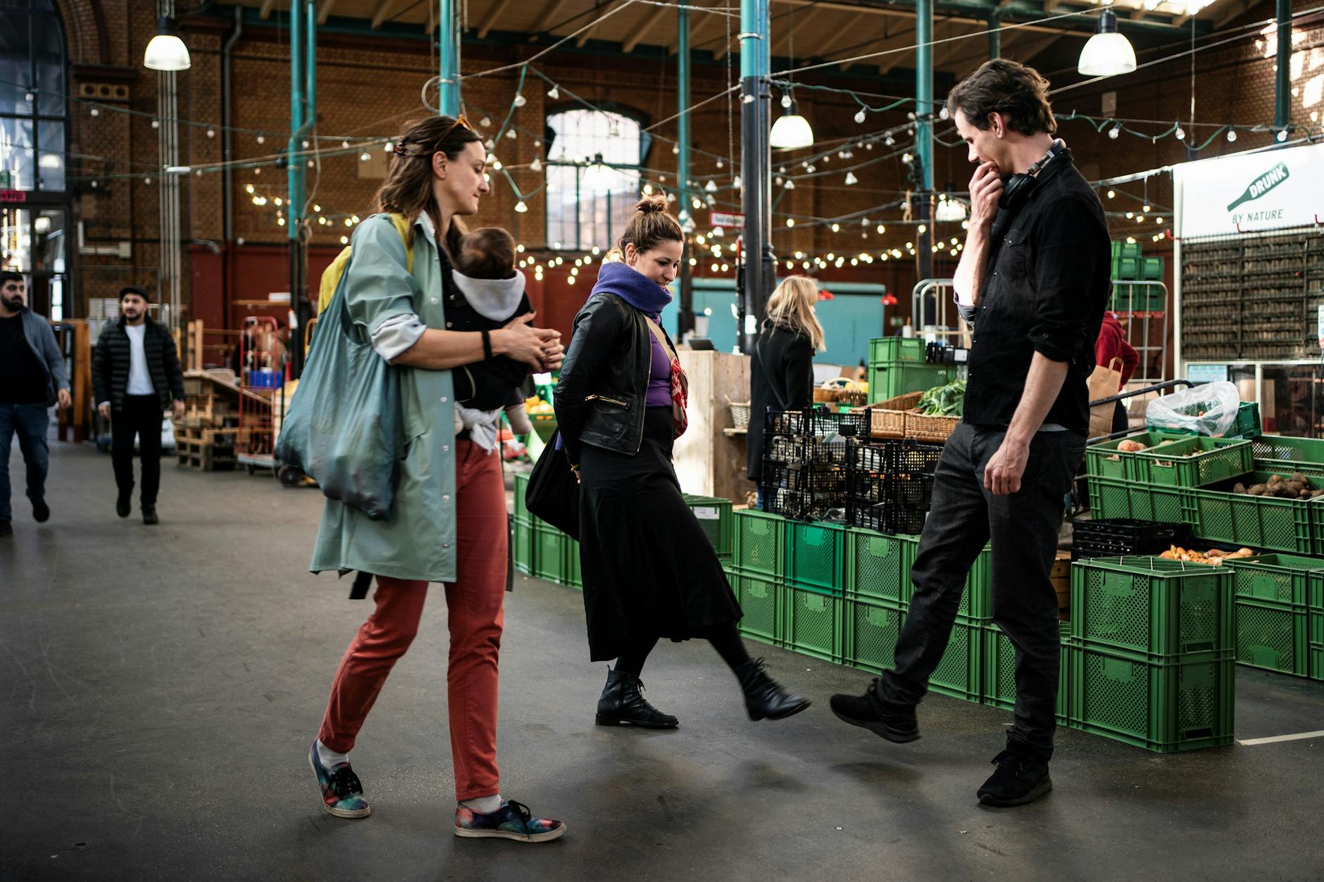 Unterwegs in der Markthalle Neun in Kreuzberg