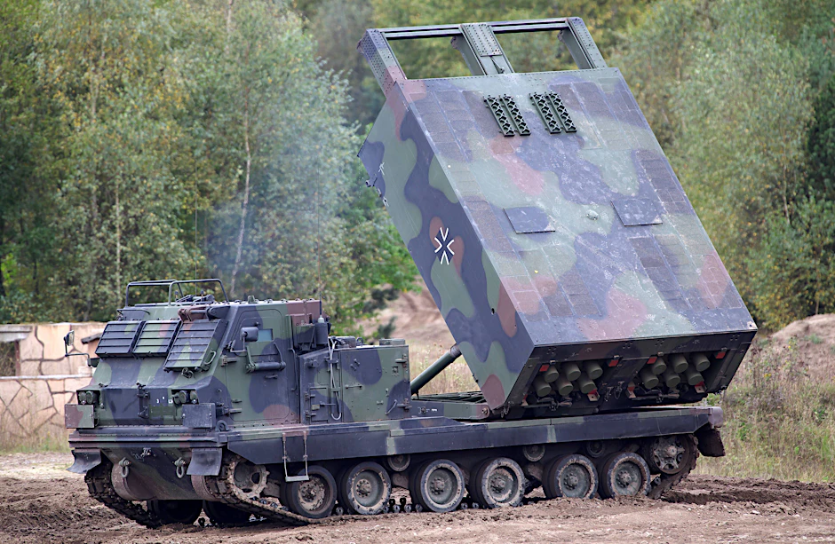 Mehrfachraketenwerfer der Bundeswehr.