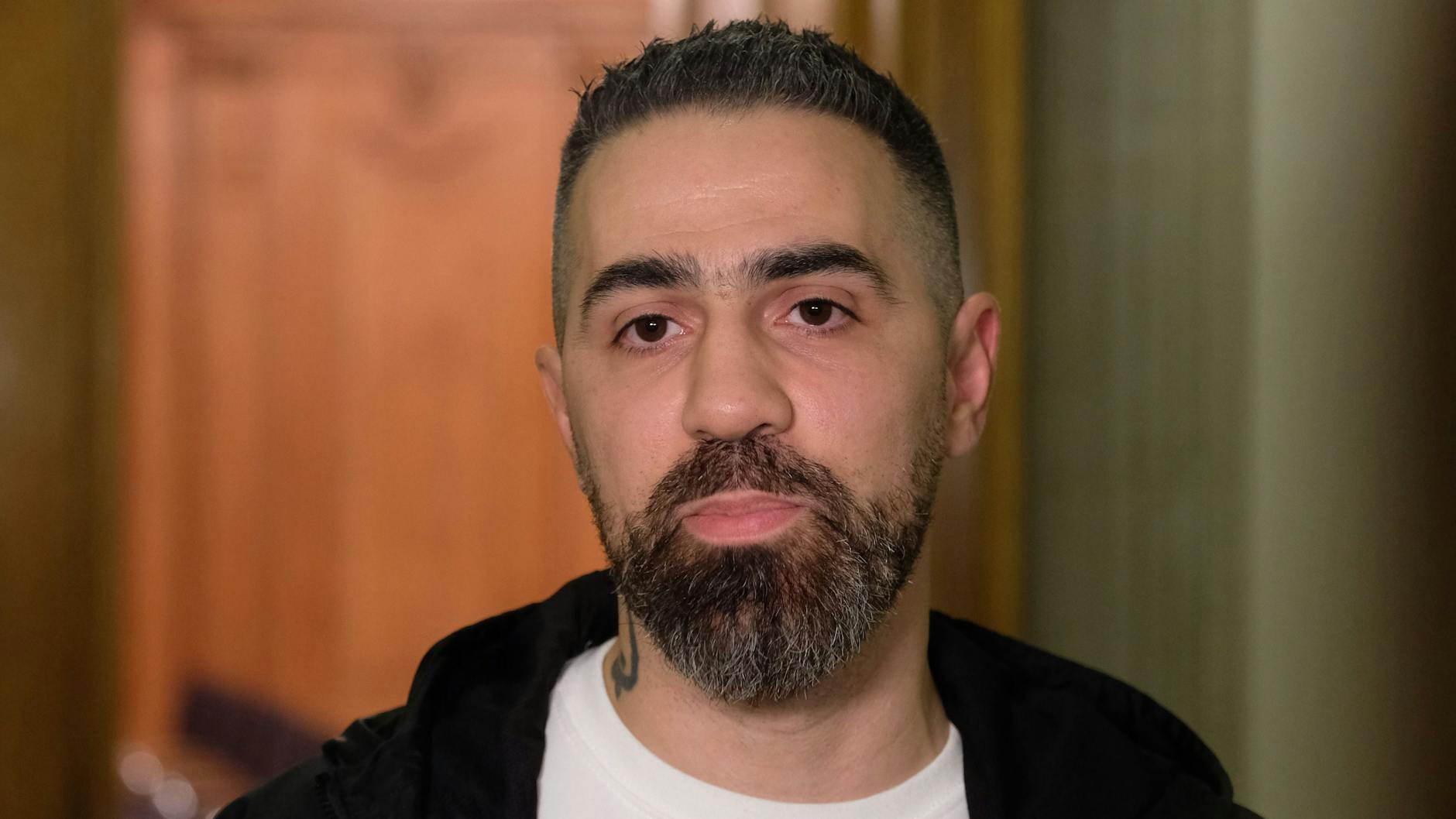 Bushido, Rapper und Musikproduzent, ist Nebenkläger im Prozess gegen Arafat Abou-Chaker und seine drei Brüder am Berliner Landgericht Moabit.