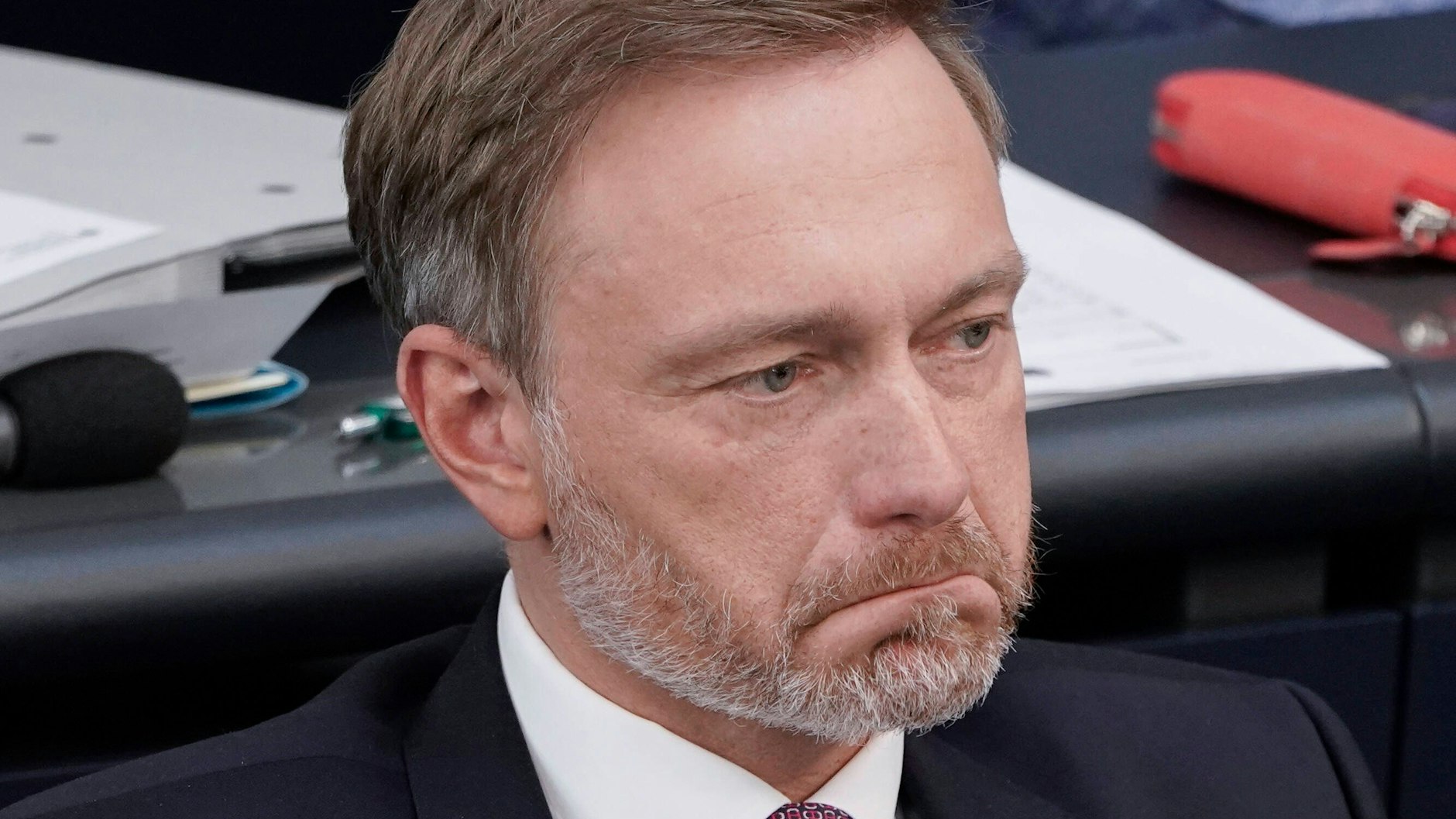 Finanzminister Christian Lindner (FDP) auf der 39. Bundestagssitzung am 1. Juni 2022 in Berlin