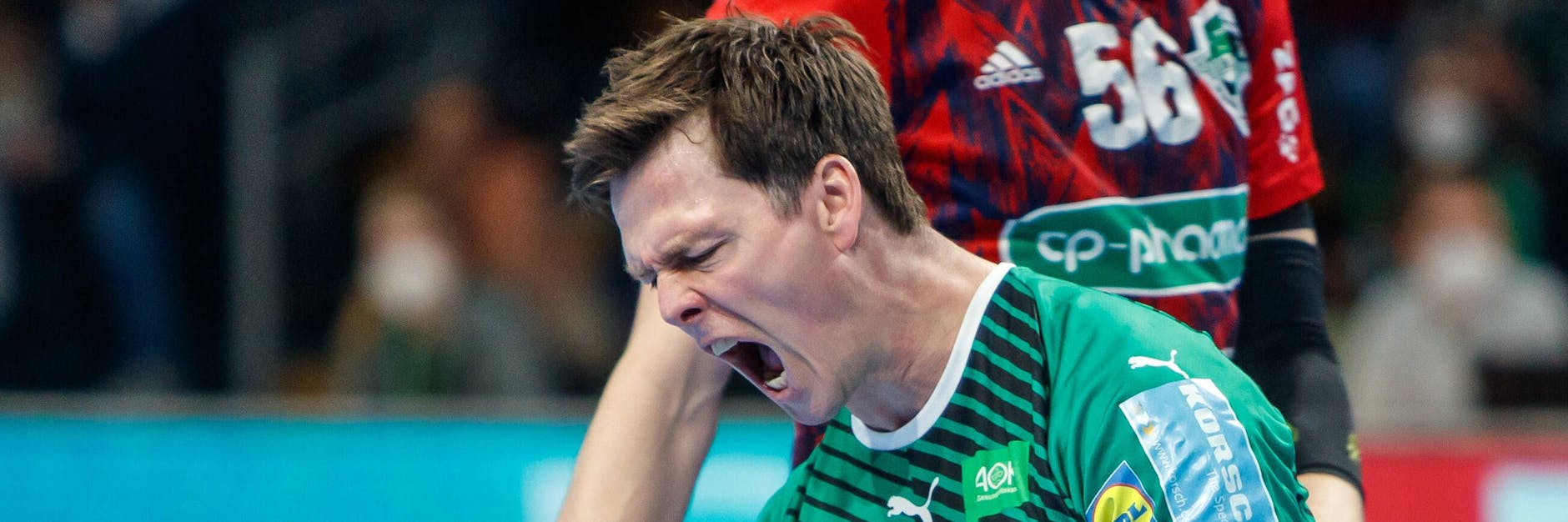 Hans Lindberg jubelt auch nächste Saison so ausgelassen für die Füchse.