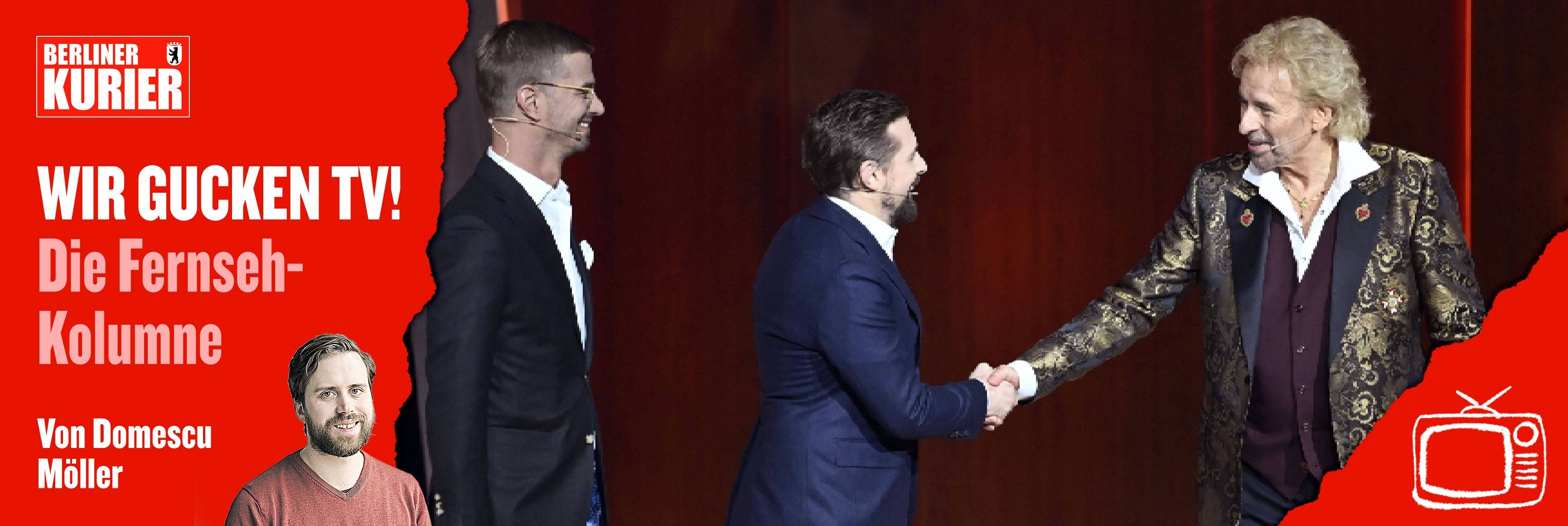 Image - Zwei Generationen von Fernsehhelden: Werden Joko Winterscheid und Klaas Heufer-Umlauf mal genauso peinlich wie Thomas Gottschalk?