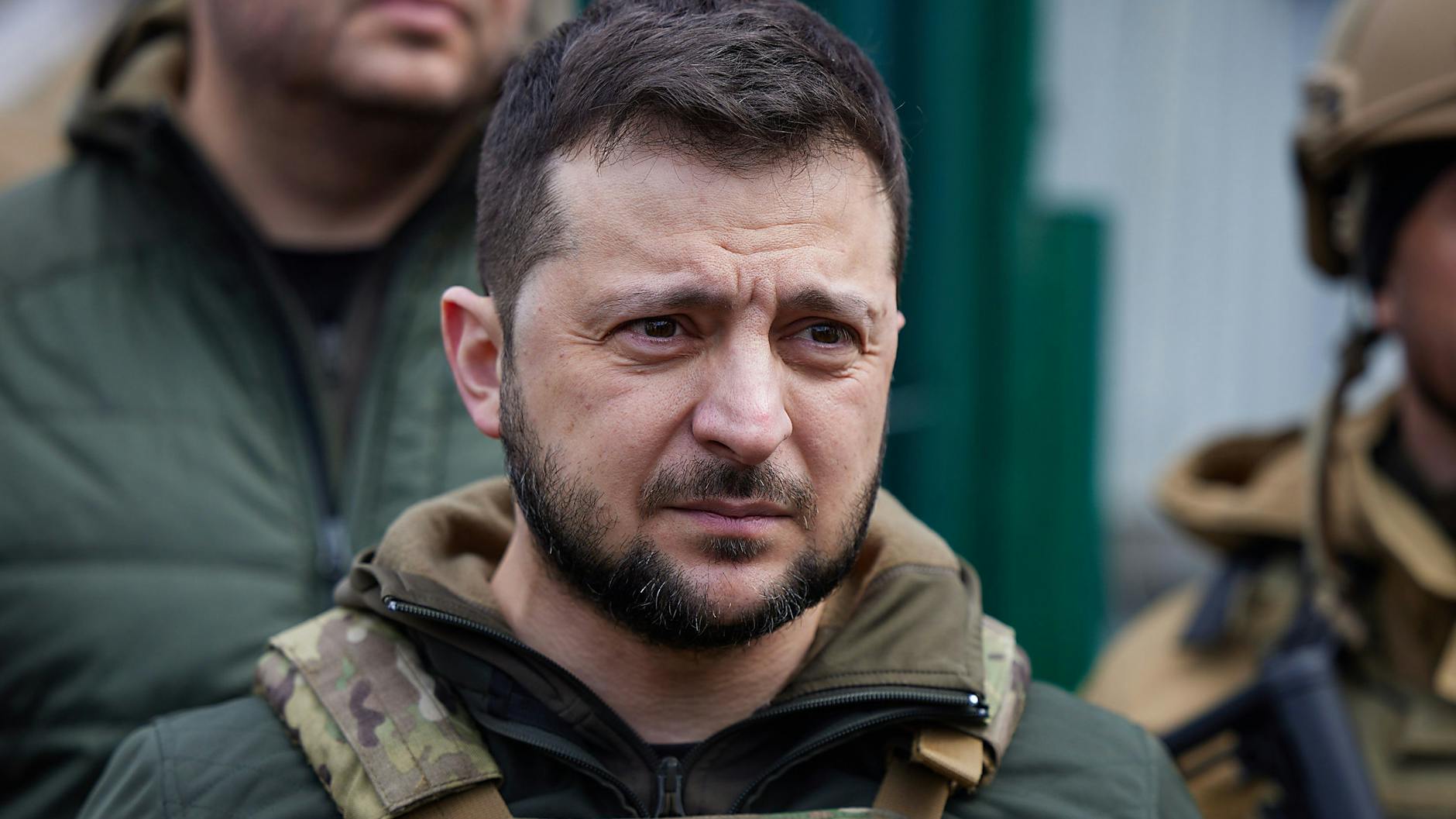 Der ukrainische Präsident Wolodymyr Selenskyj hat Soldaten an der Front besucht (Archivfoto).