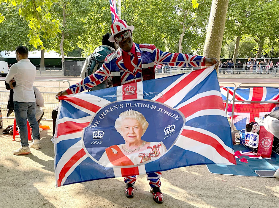 Briten in Feierlaune: Das Land feiert 70 Jahre Queen.  