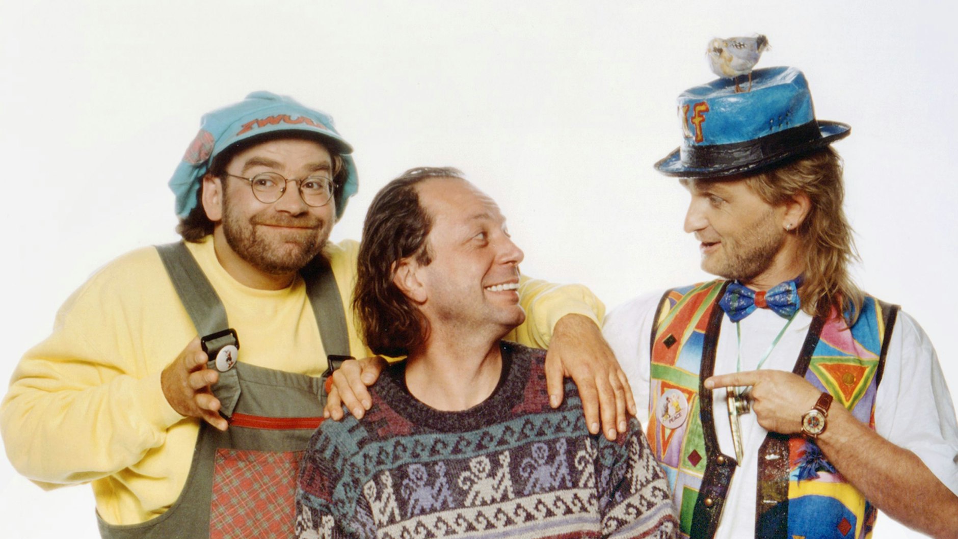 Ulf, Zwulf und Willi 1996. Die Shows mit dem Kindermusiktheater liefen nach dem Sandmann und hatten viele Fans.