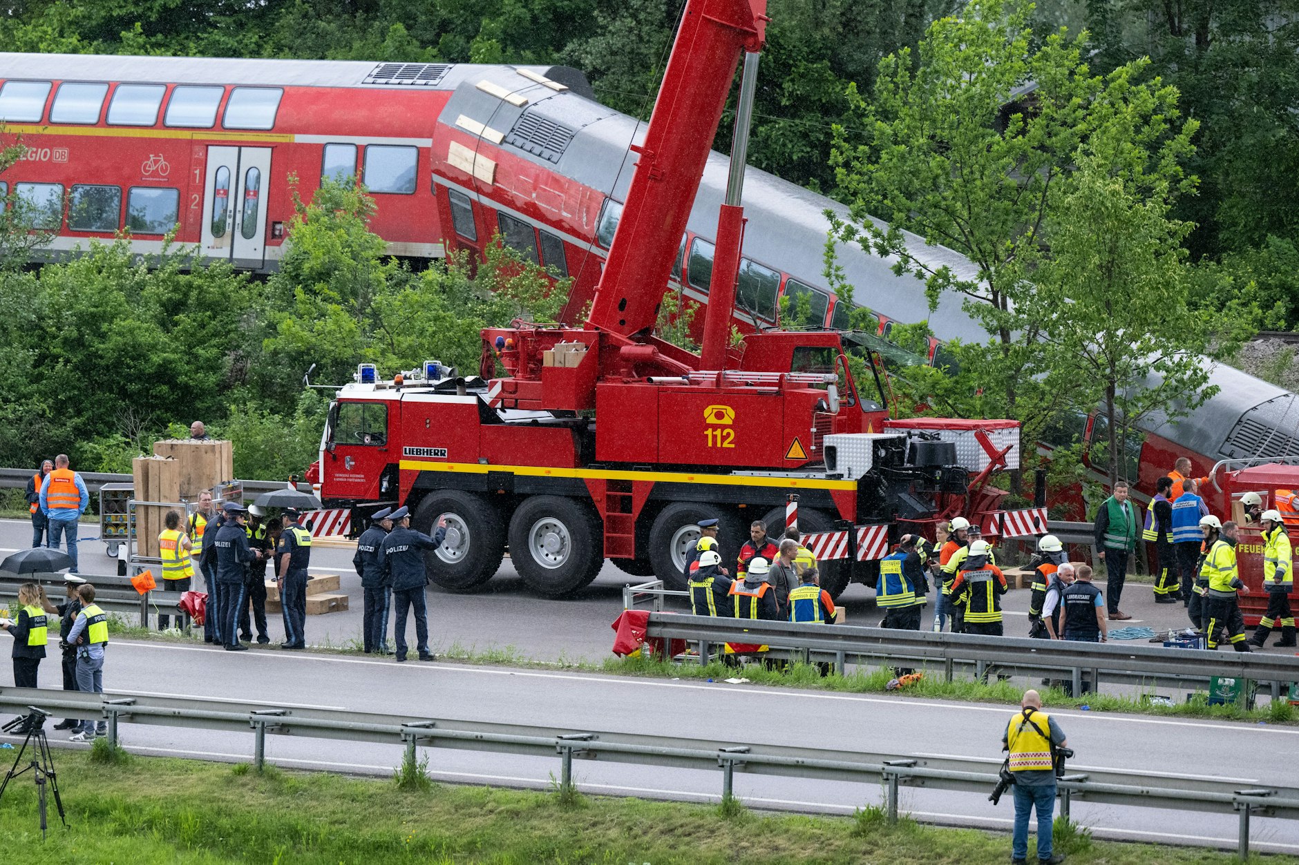 Großeinsatz für die Feuerwehr in Burgrain.