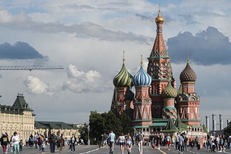 Moskau: Blick auf den Roten Platz. Berlin will die Städtepartnerschaft mit Moskau ausbauen.