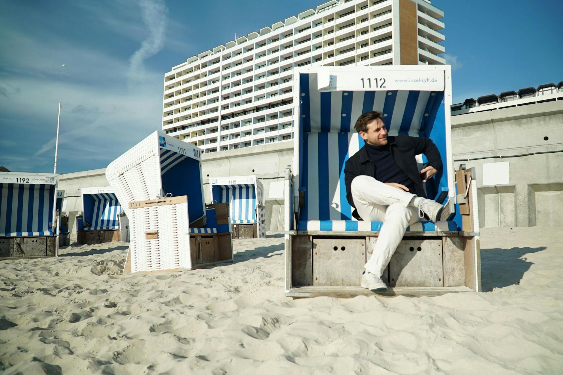 Nach nur achteinhalb Stunden und dreimal umsteigen da: Reporter Niklas Liebetrau auf Sylt.