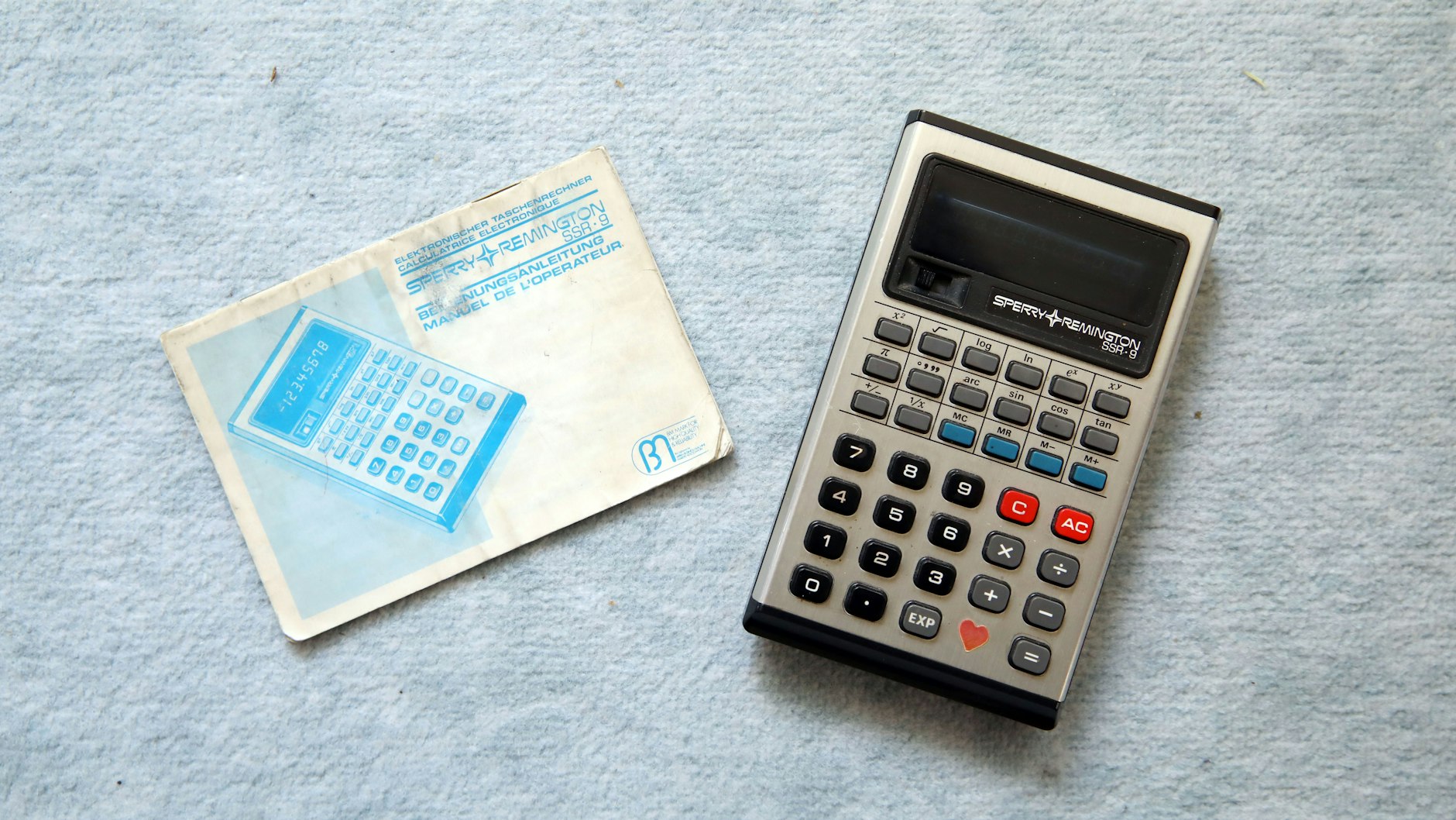 Diesen Taschenrechner kaufte Rainer Geike für 600 Mark.