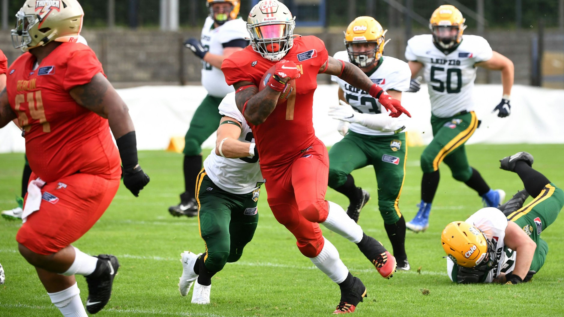 Runningback Joc Crawford will auch kommende Saison für Berlin Thunder viele Yards laufen.