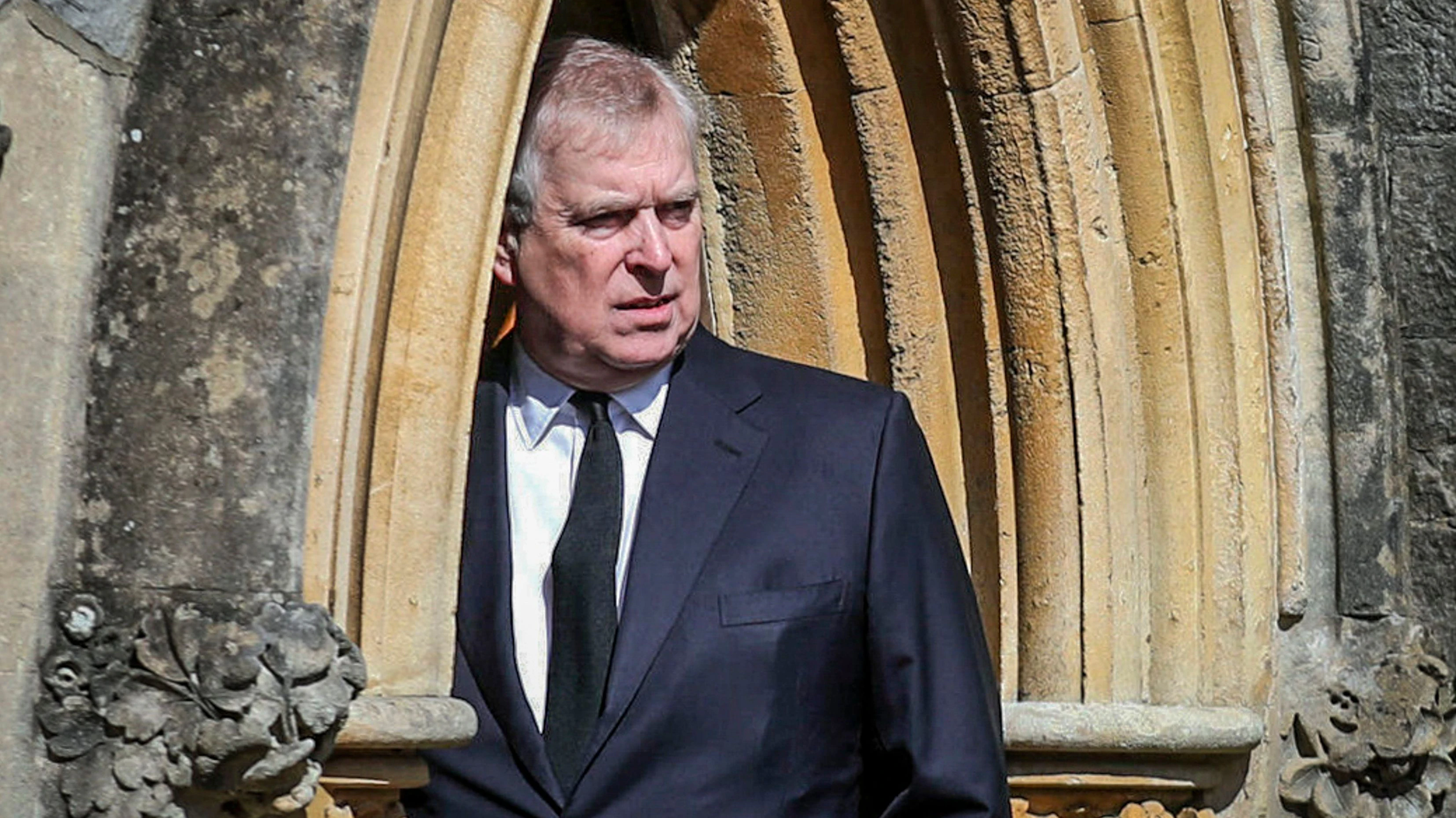 In Ungnade gefallen: Prinz Andrew im vergangenen Monat.