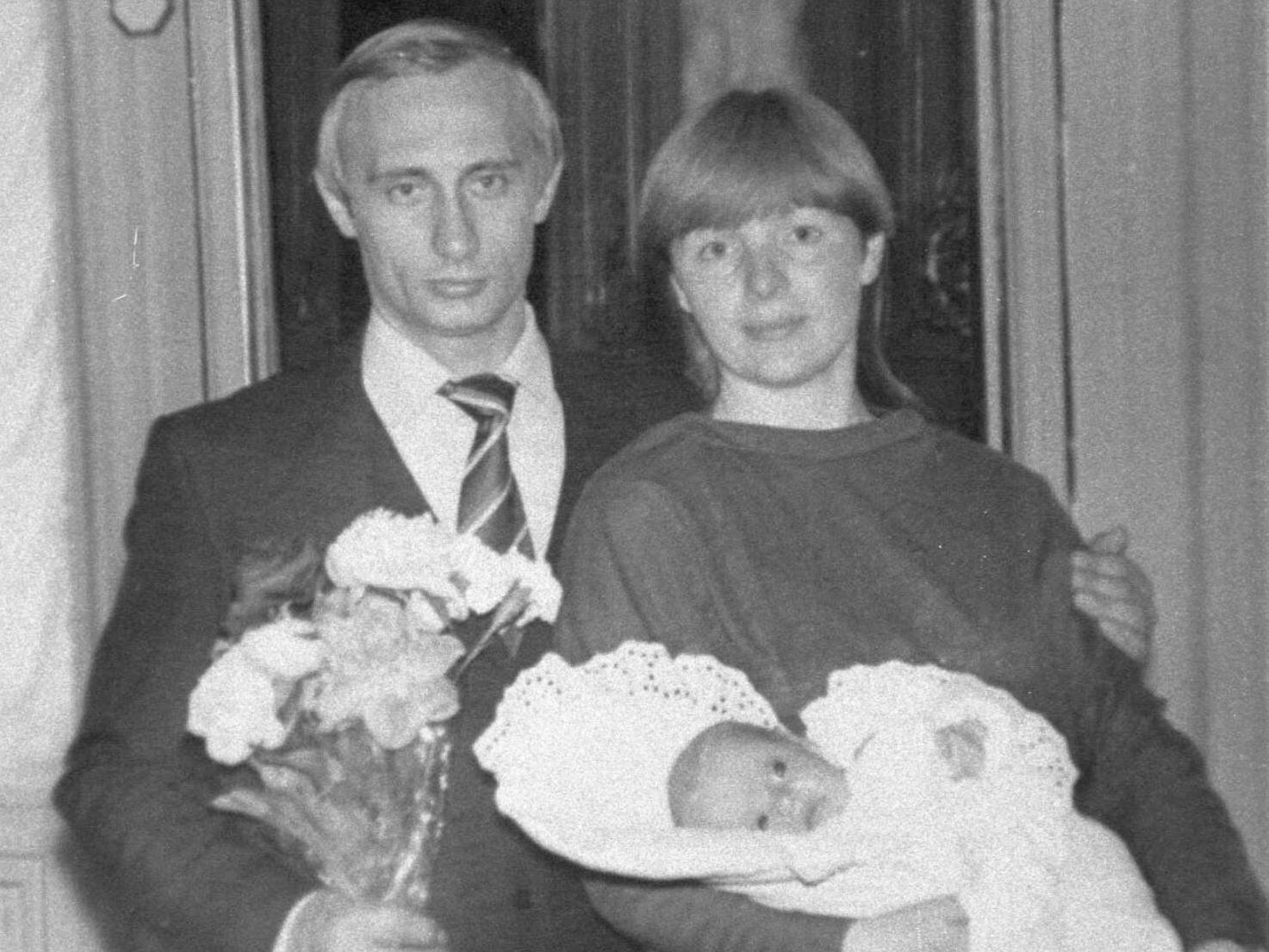 Wladimir Putin mit seiner ersten Ehefrau Ljudmila Putina.