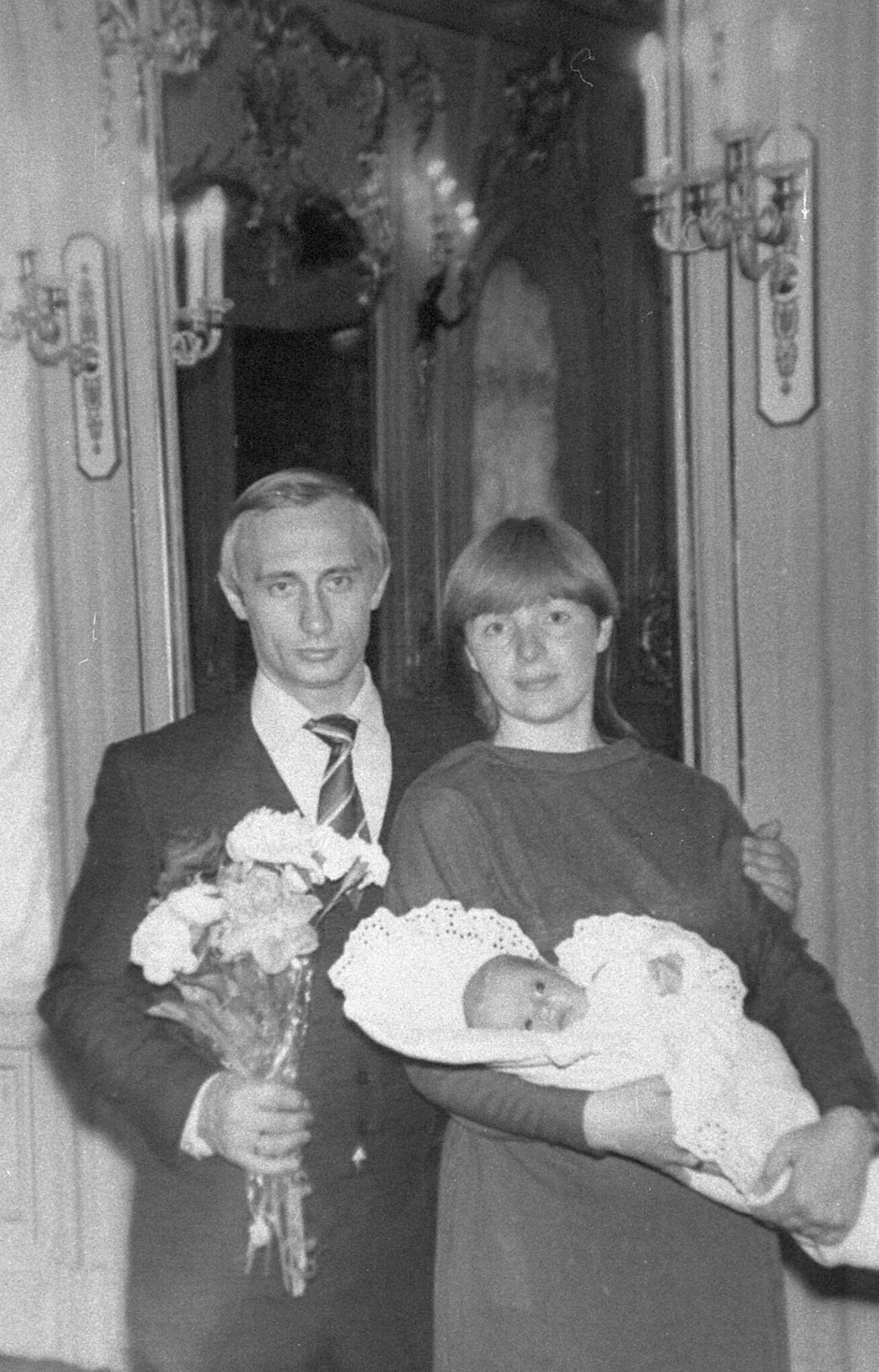 Wladimir Putin mit seiner ersten Ehefrau Ljudmila Putina.