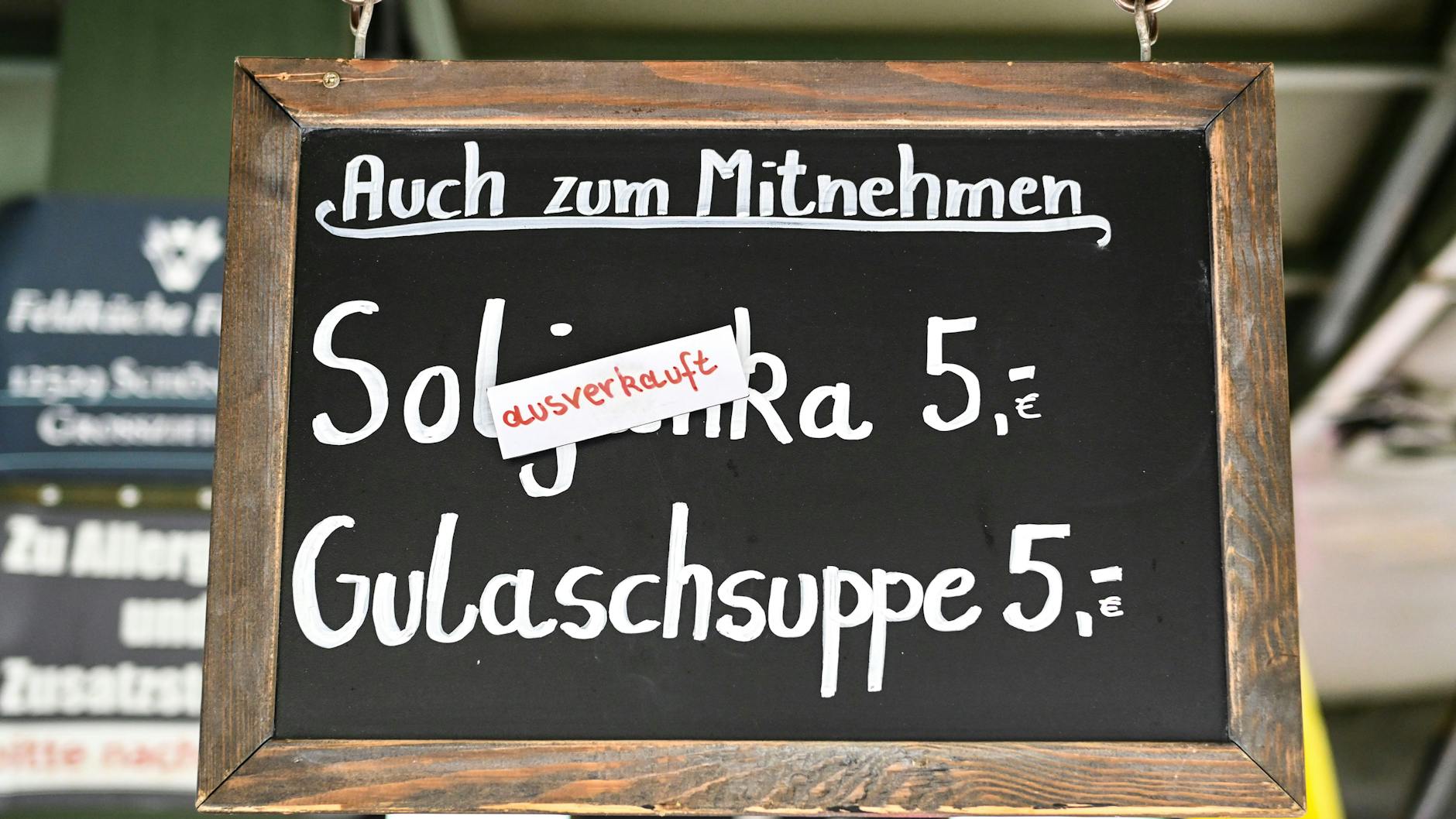 Markt in Berlin-Lichtenberg: Die Soljanka ist um 11.30 Uhr ausverkauft.
