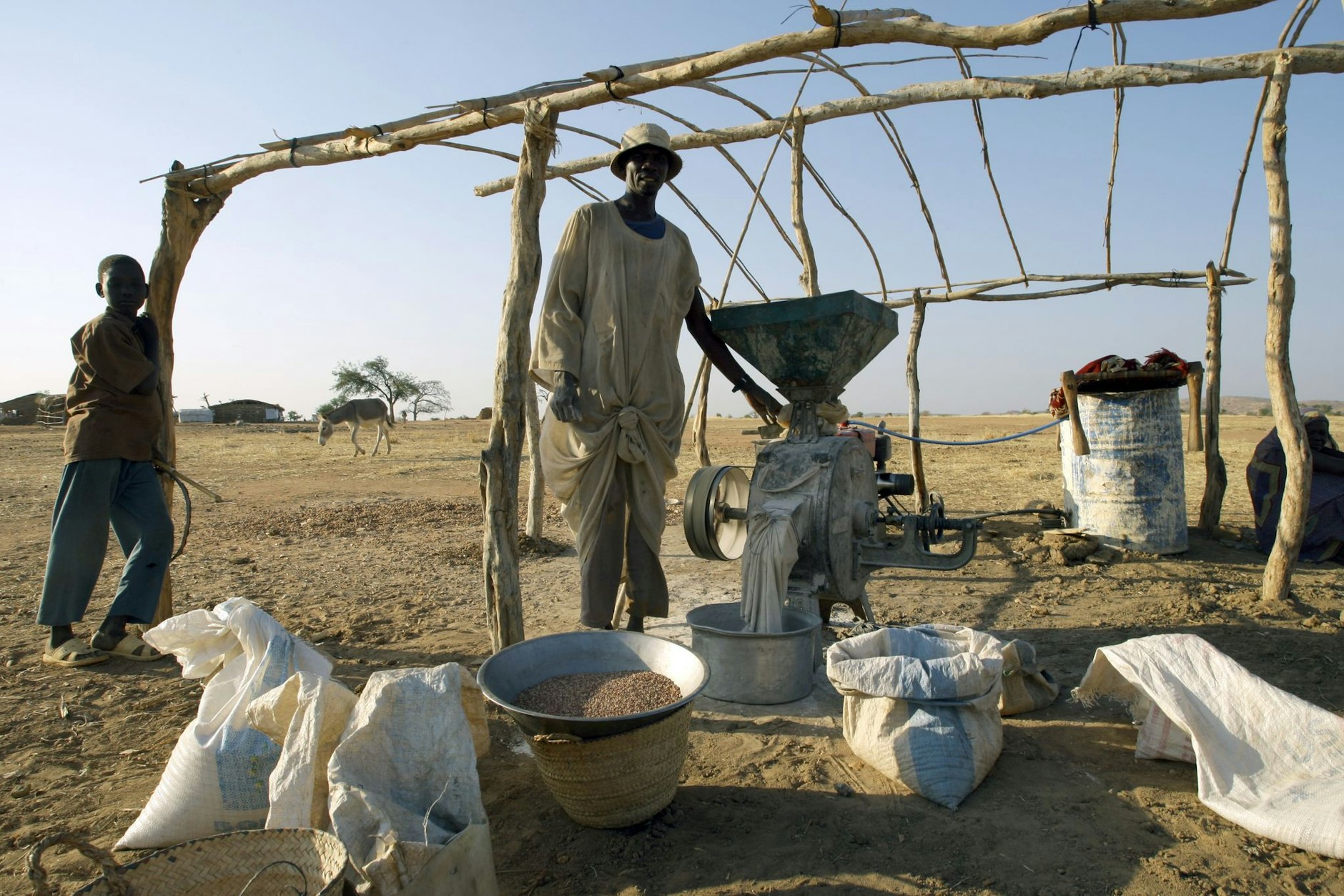 ARCHIV - Der Tschad ist eines von vielen Ländern in der Sahelzone, dem eine Hungerkrise droht (Archivbild).  