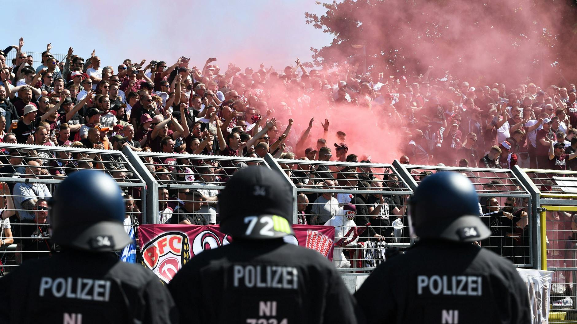 Pyro-Stress im Dynamo-Block.