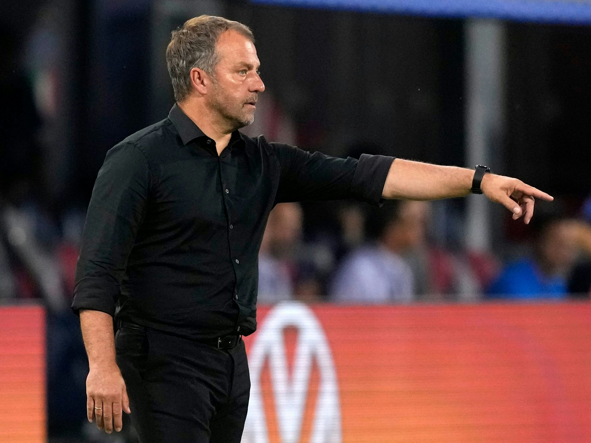 Hansi Flick war nicht begeistert von der Leistung seiner Spieler. 