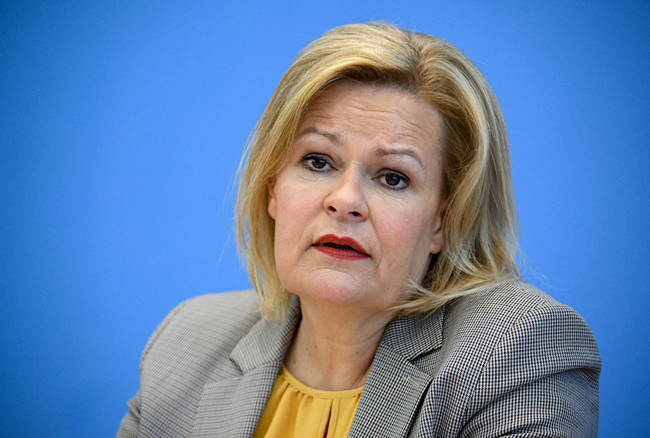 Bundesinnenministerin Nancy Faeser (SPD)