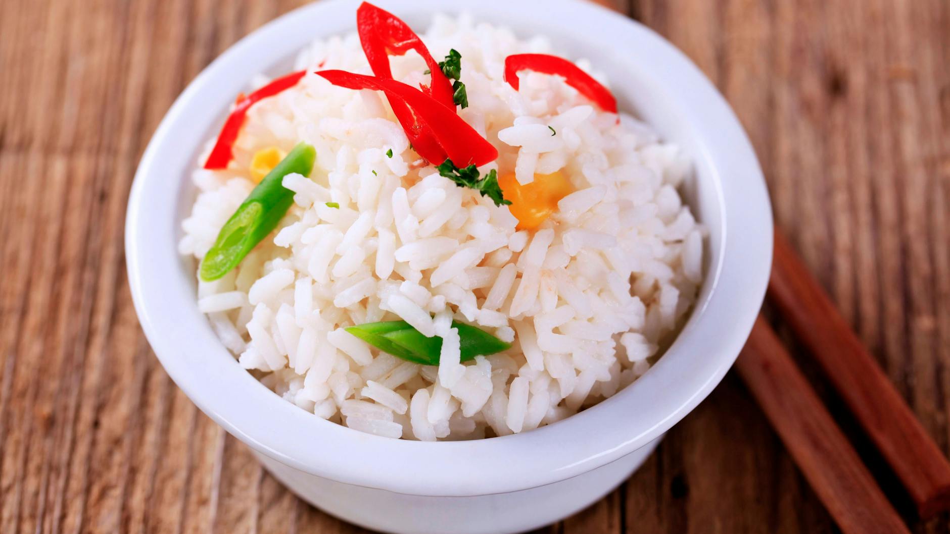 Reis ist eine vielfach einsetzbare Sättigungsbeilage.