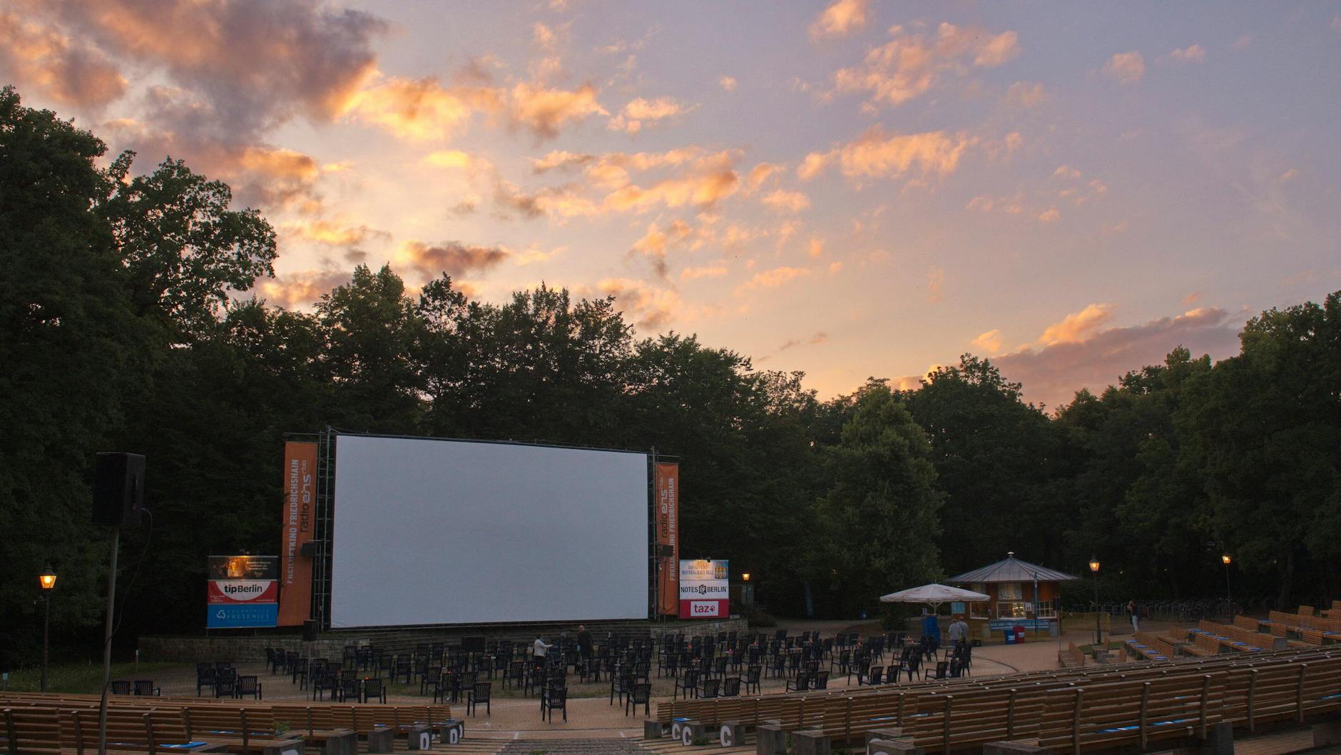 Auch das Freiluftkino Friedrichshain zeigt im Juni Berlinale-Filme.