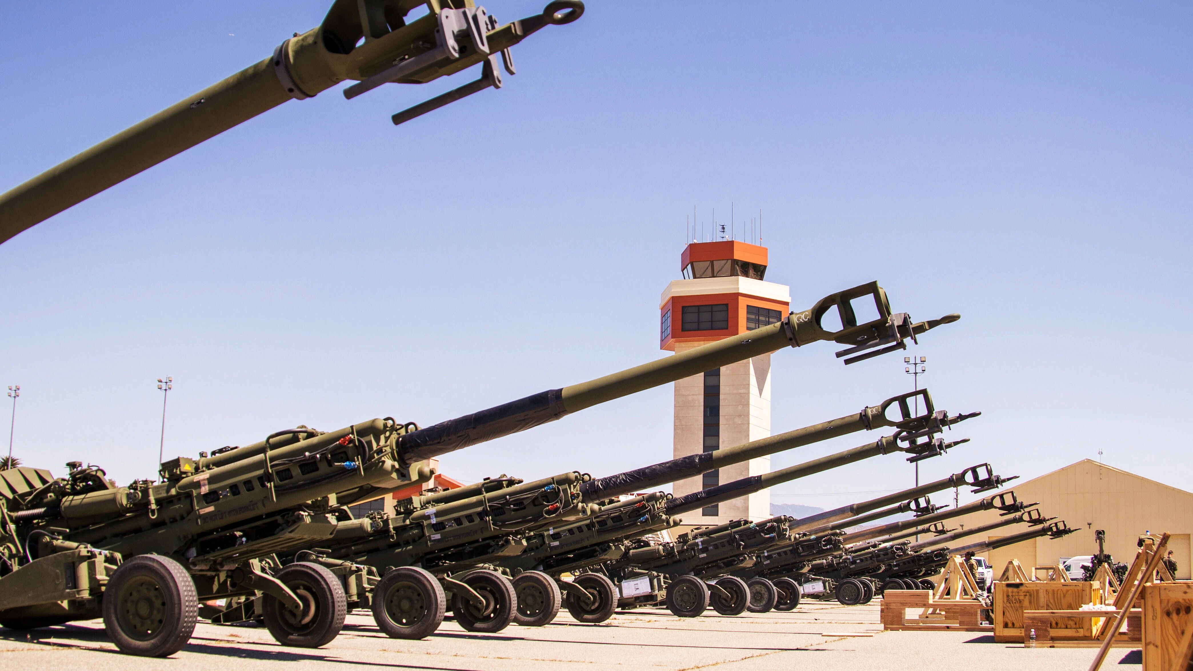 US-amerikanische Haubitzen&nbsp;M777