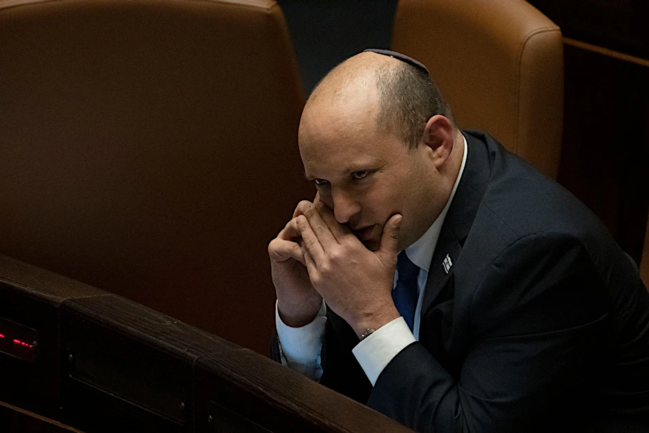 Der israelische Ministerpräsident Naftali Bennett in der Knesset.  