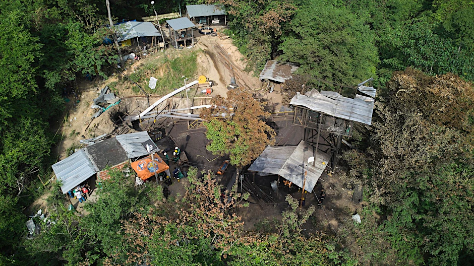 In der Mine «La Mestiza» wurden 14 Bergleute mehr als 600 Meter tief verschüttet.  