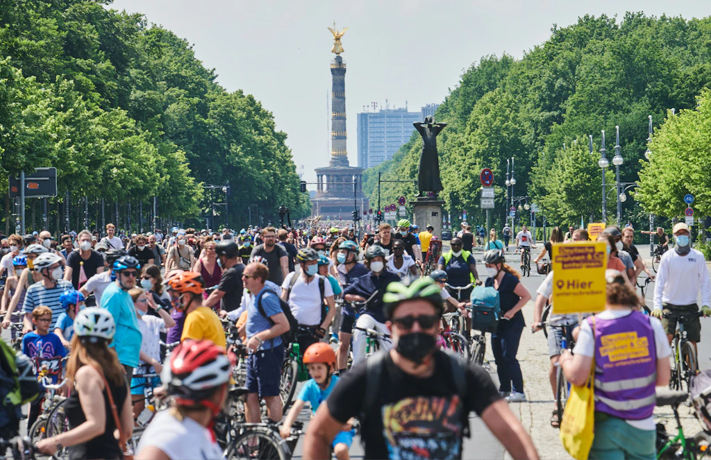 Demo in Berlin: Über 10.000 Menschen bei Sternfahrt erwartet