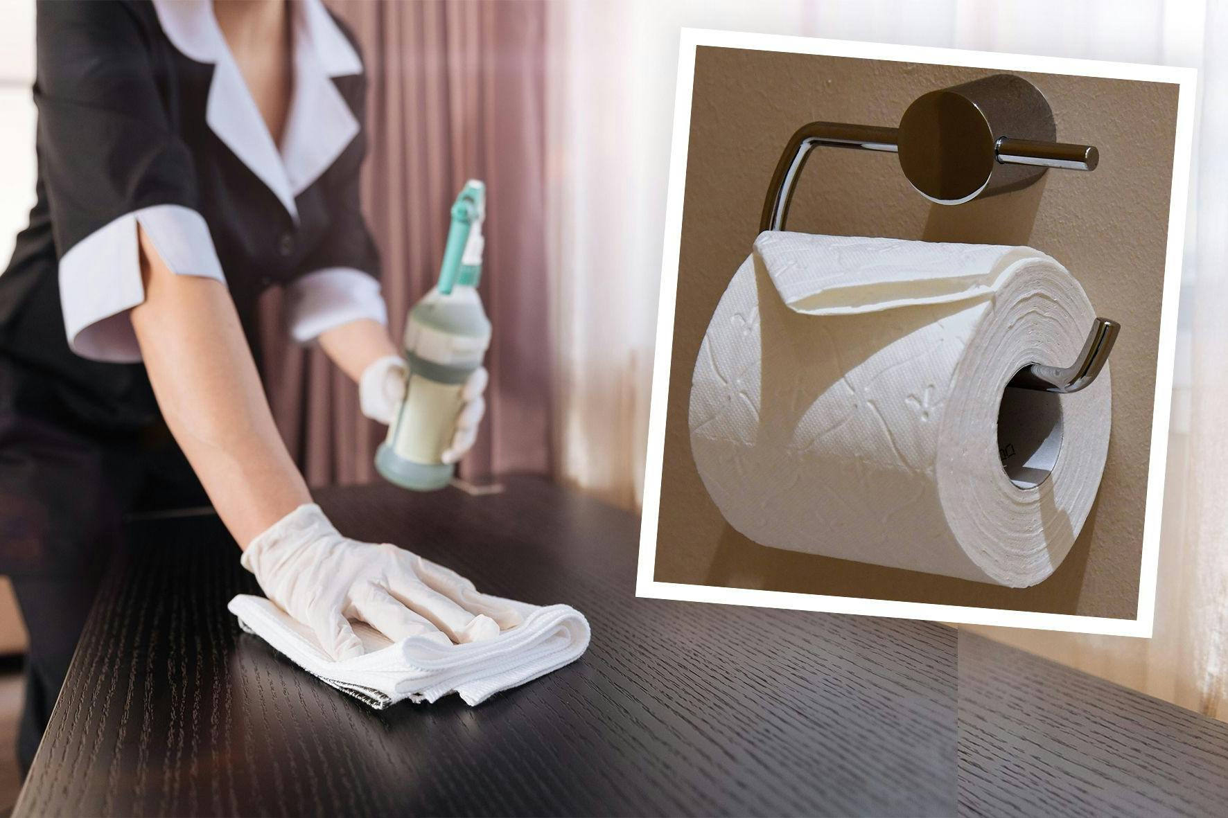 Viele Zimmermädchen in Hotels falten den Anfang der Toilettenpapierrolle zum Dreieck. Doch hier besteht Keim-Alarm!