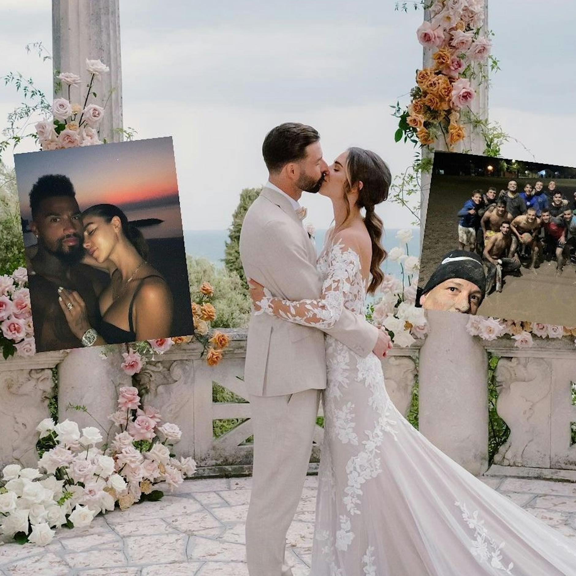 Hertha-Stars im Urlaub: Zwei Hochzeiten und eine Schlammschlacht