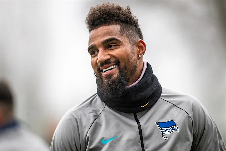 Will heiraten: Kevin-Prince Boateng, hier bei einem Training von Hertha BSC.