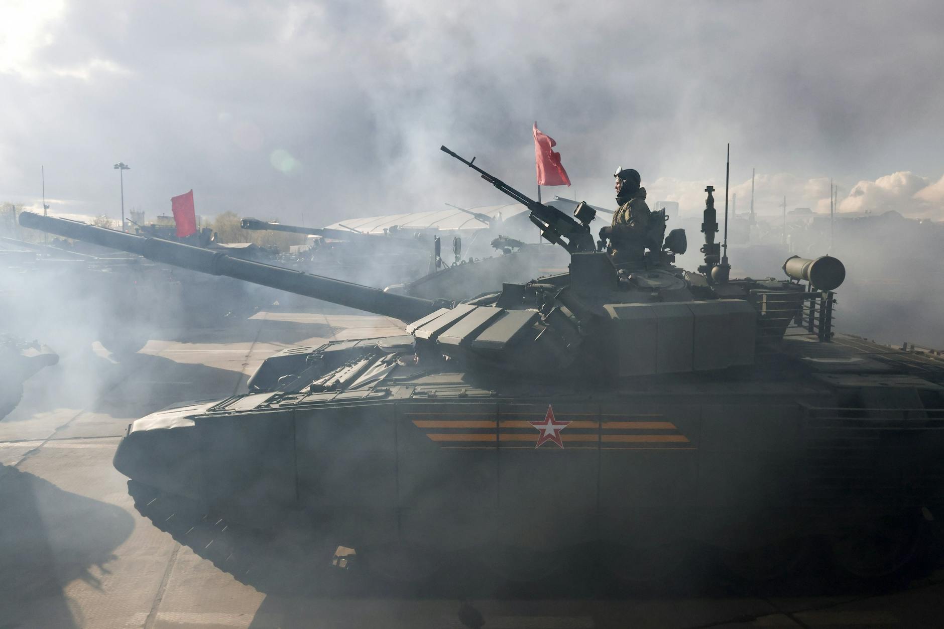 Russische Panzer des Typs T-72