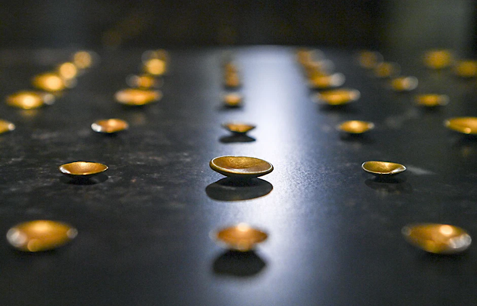 Ein keltischer Goldmünzschatz wird im Archäologischen Landesmuseum Brandenburg präsentiert.  