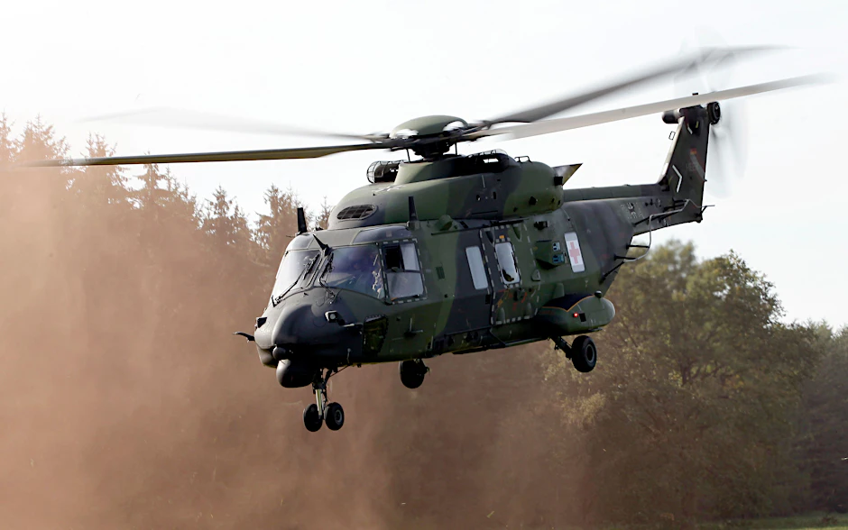 Ein Helikopter vom Typ&nbsp;NH90.