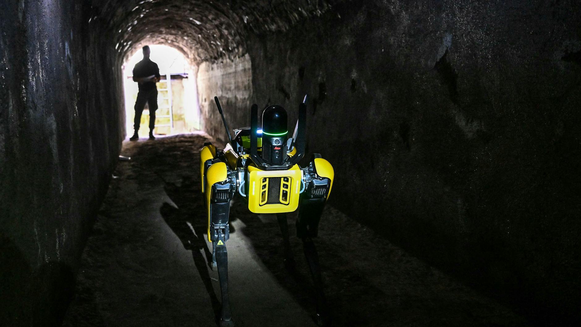 Unterirdische Erkundungen - ein Job für „Spot“.