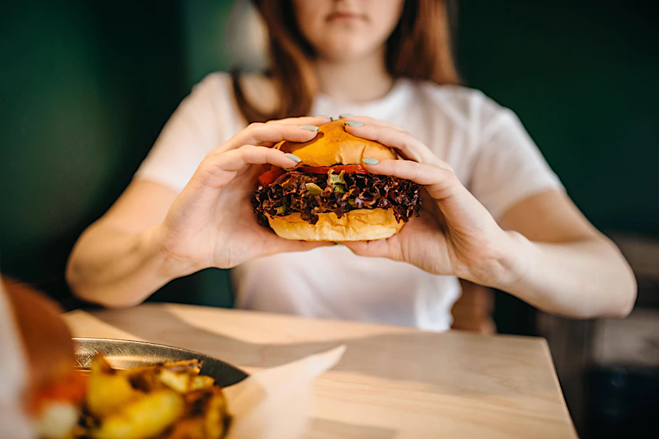 Hamburger in einem Schnellrestaurant (Symbolbild)