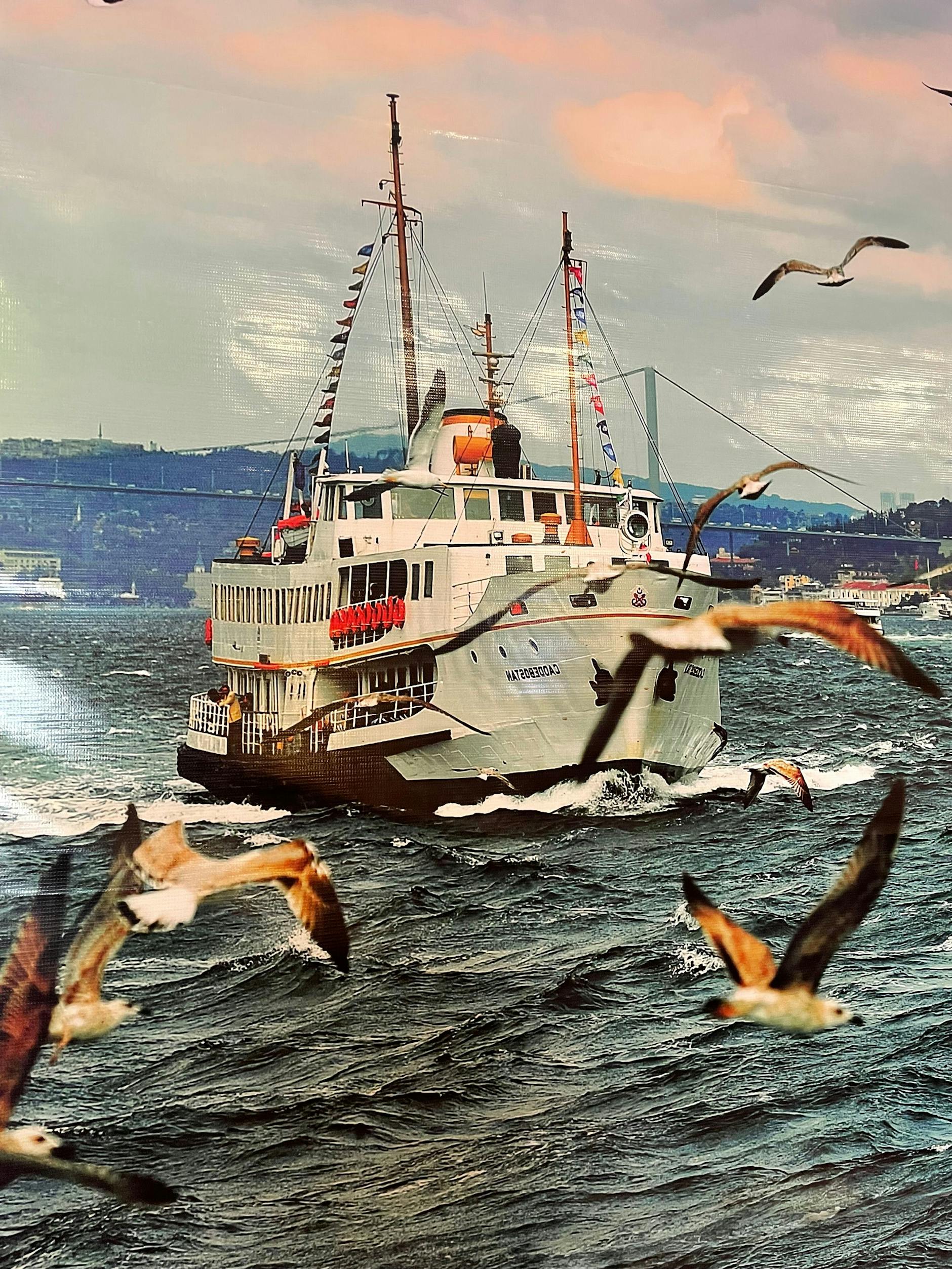 Mercan ist ein Anker in stürmischen Zeiten: Im Schankraum hängt ein Foto vom Bosporos.