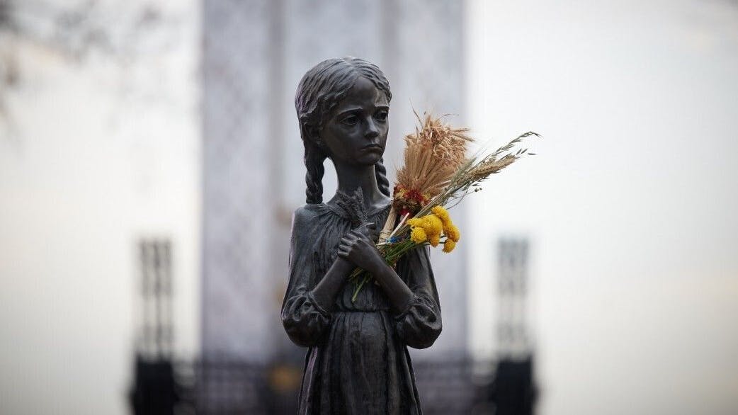 Denkmal für Holodomor in Kiew: Durch die von Stalin verursachte Hungersnot starben allein in der Ukraine mehrere Millionen Menschen.