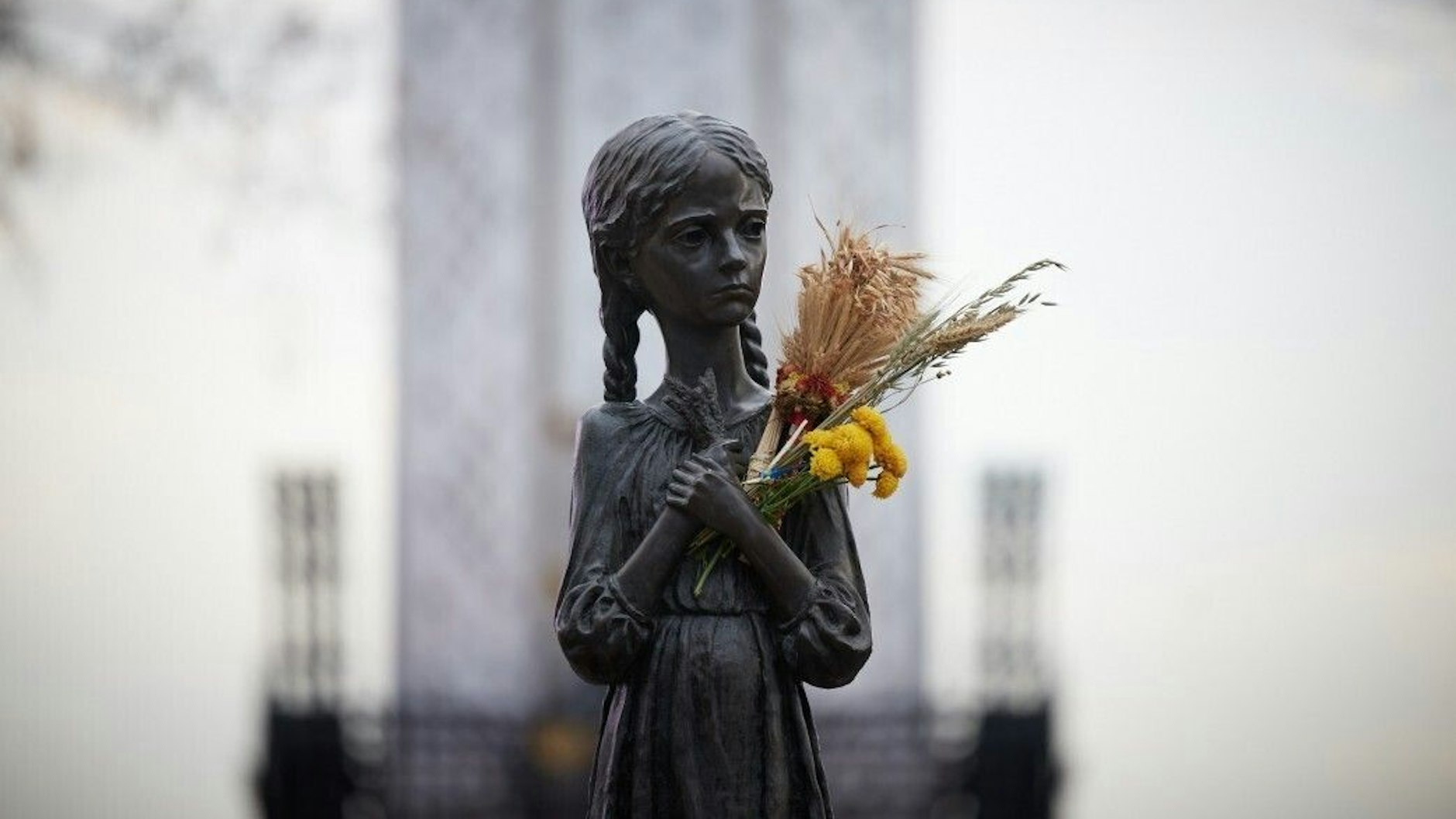 Denkmal für Holodomor in Kiew: Durch die von Stalin verursachte Hungersnot starben allein in der Ukraine mehrere Millionen Menschen.
