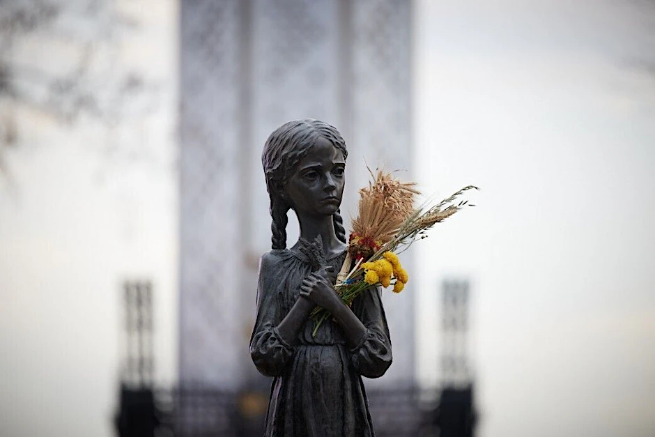 Denkmal für Holodomor in Kiew: Durch die von Stalin verursachte Hungersnot starben allein in der Ukraine mehrere Millionen Menschen.