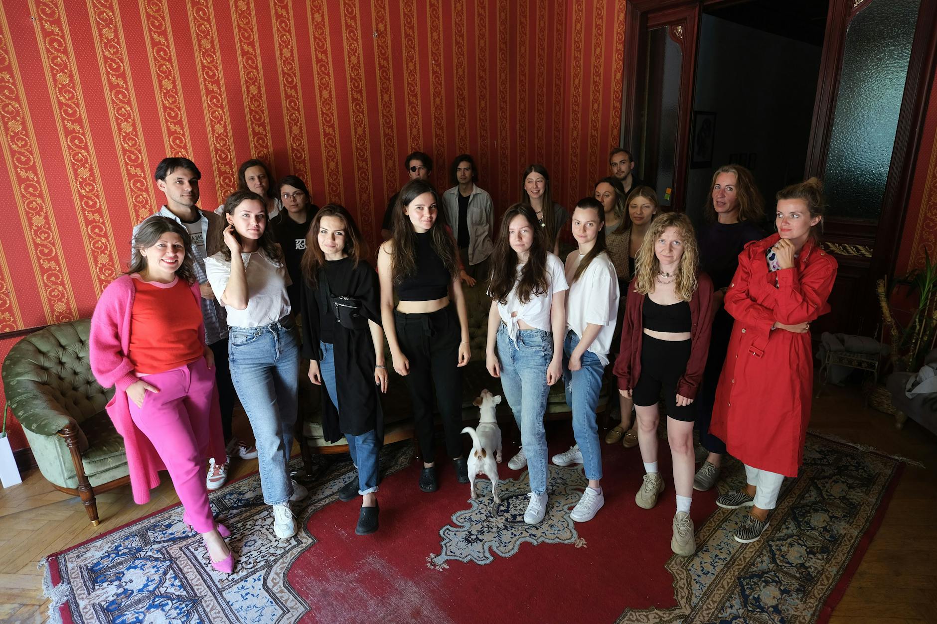 Besuch des Art Shelters, Wohnung und Space für geflüchtete Künstler aus der Ukraine