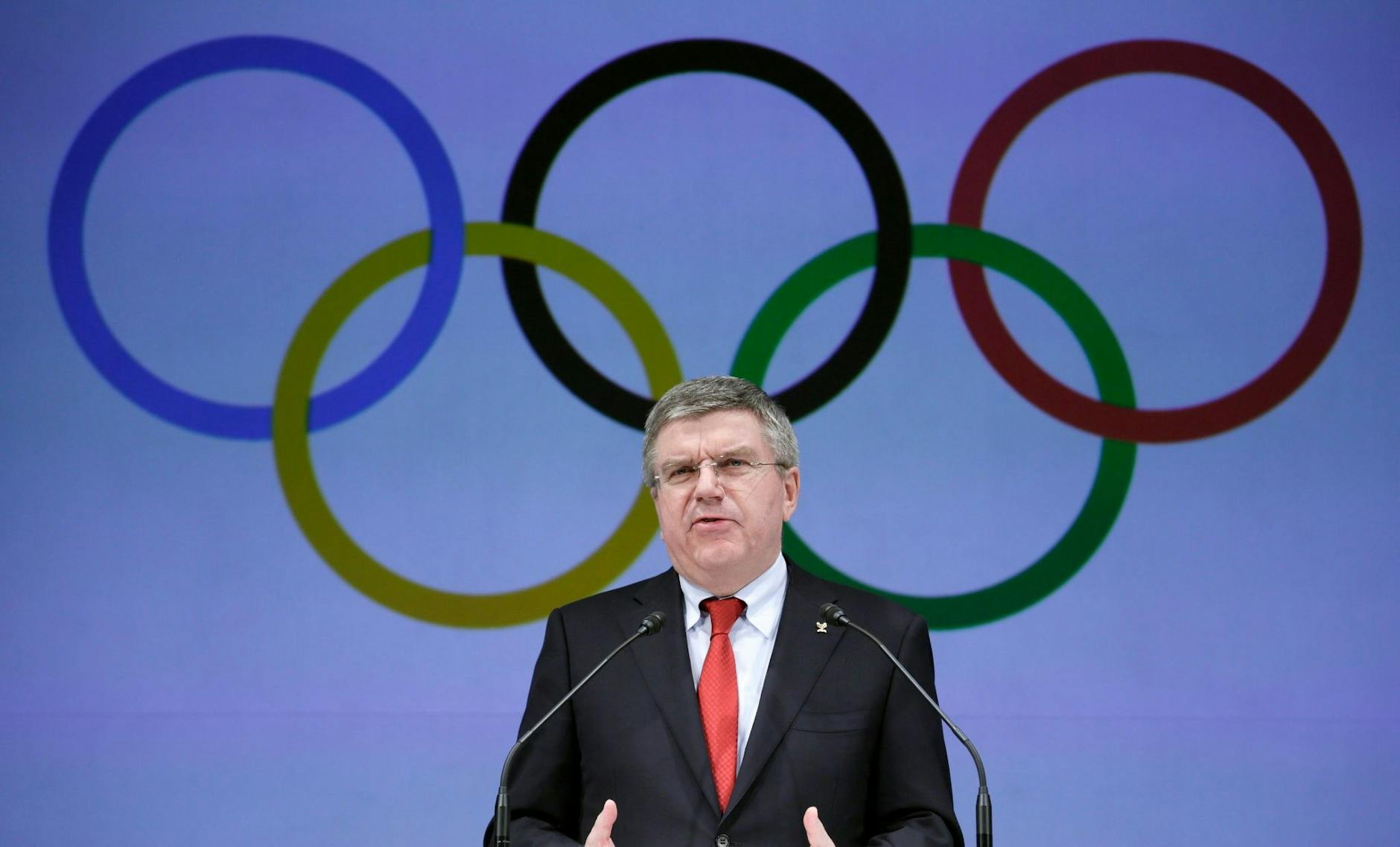ARCHIV - Der Präsident des Internationalen Olympischen Komitees (IOC): Thomas Bach.