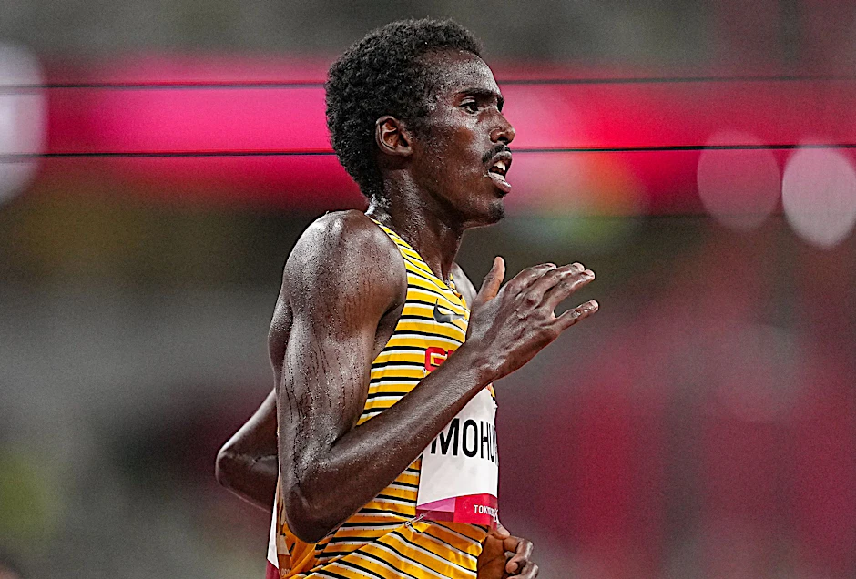 ARCHIV - Lief die 5000 Meter in 13:03,18 Minuten: Mohamed Mohumed.  